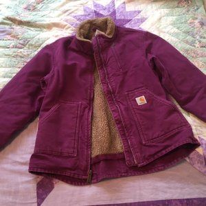 Plum Carhartt women's jacket